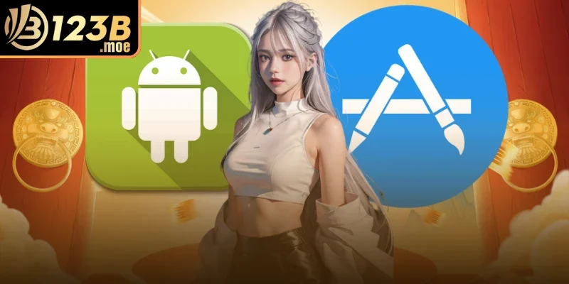 Giao diện trang chủ ứng dụng 123B tối ưu cho mobile